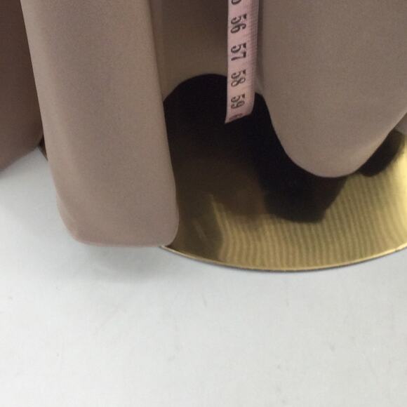 FORMAL PARTY AW SZ 6 S Taupe Etta Satin Prom Party A-line Maxi Dess New b38 - Picture 6 of 10